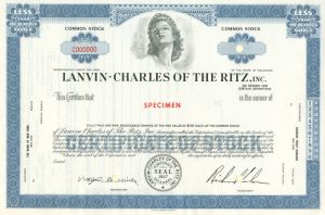 Lanvin-Charles of the Ritz, Inc
